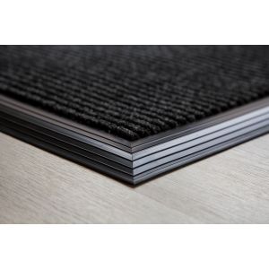 Anthracite Adem Rib Matting 11mm with Rubber Edge