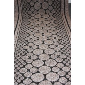 Long Hallway Entrance Runner Mat Beige Stepping Stones